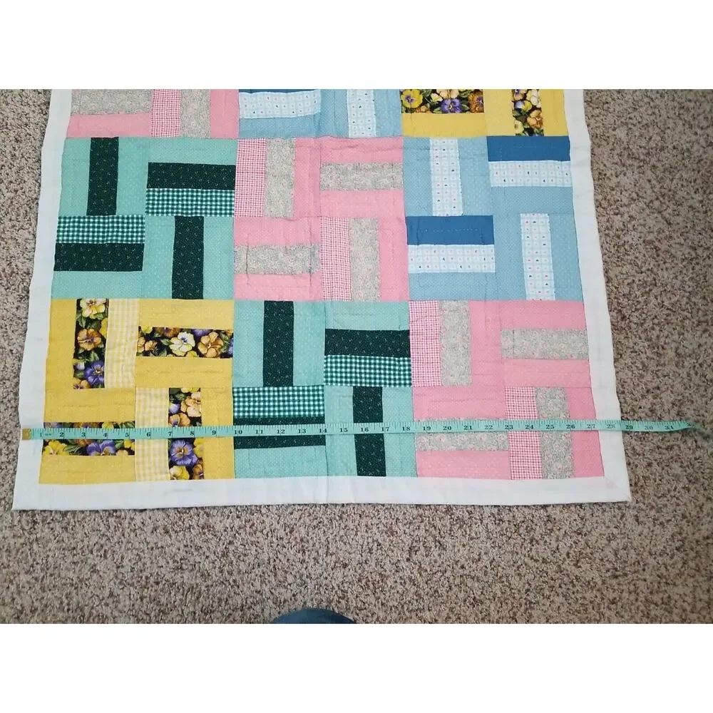 Patchwork Colorful Handstitched 37.5